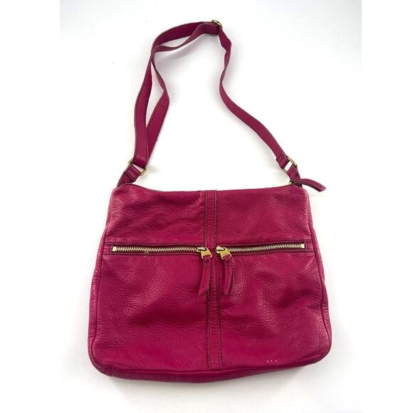 Fossil Pink Shoulder Bag - Picture 1 of 16
